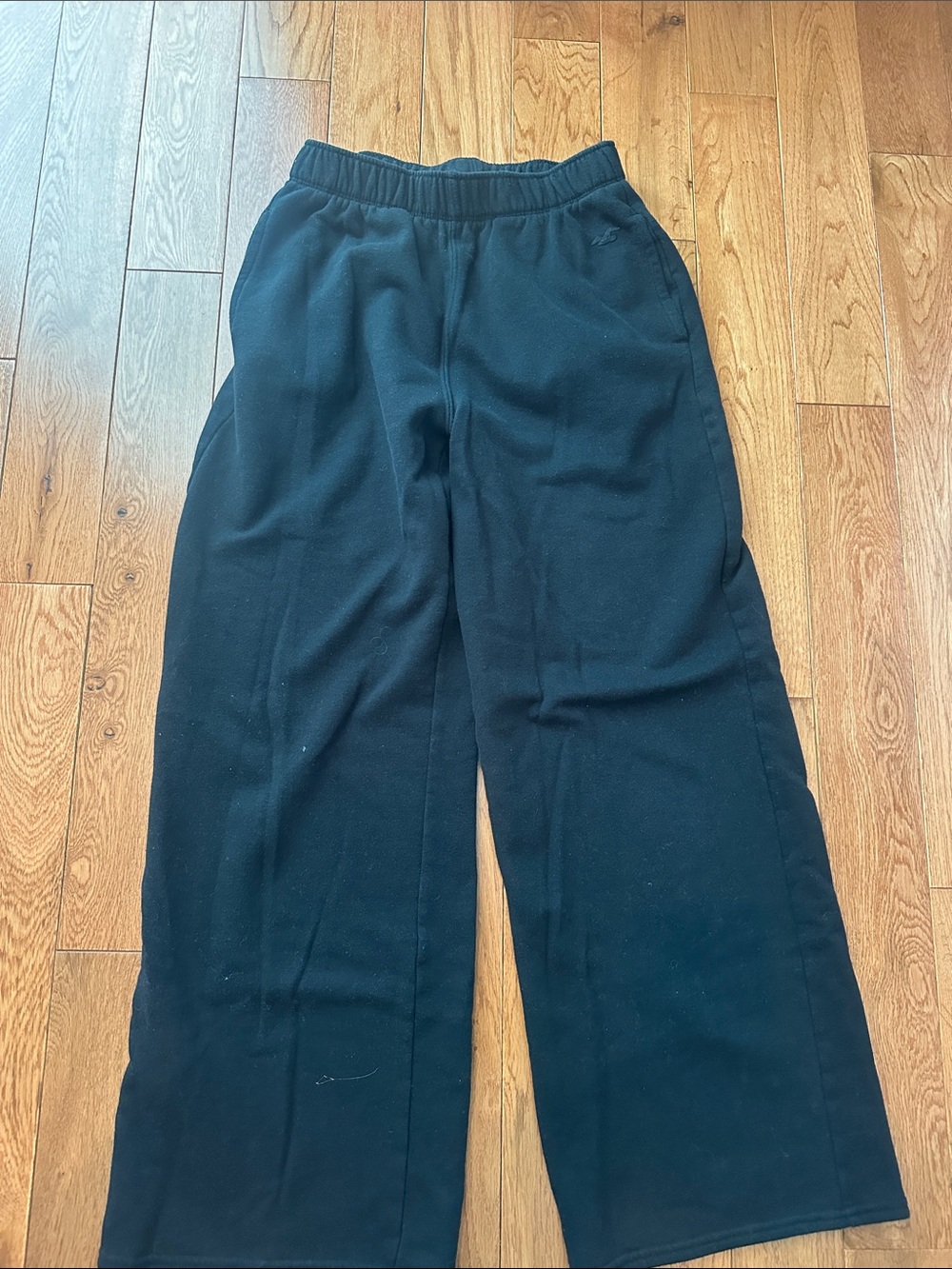 Hollister Black Wide Leg Sweatpants
